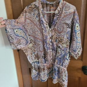 Apt. 9 Multicolor Paisley Blouse